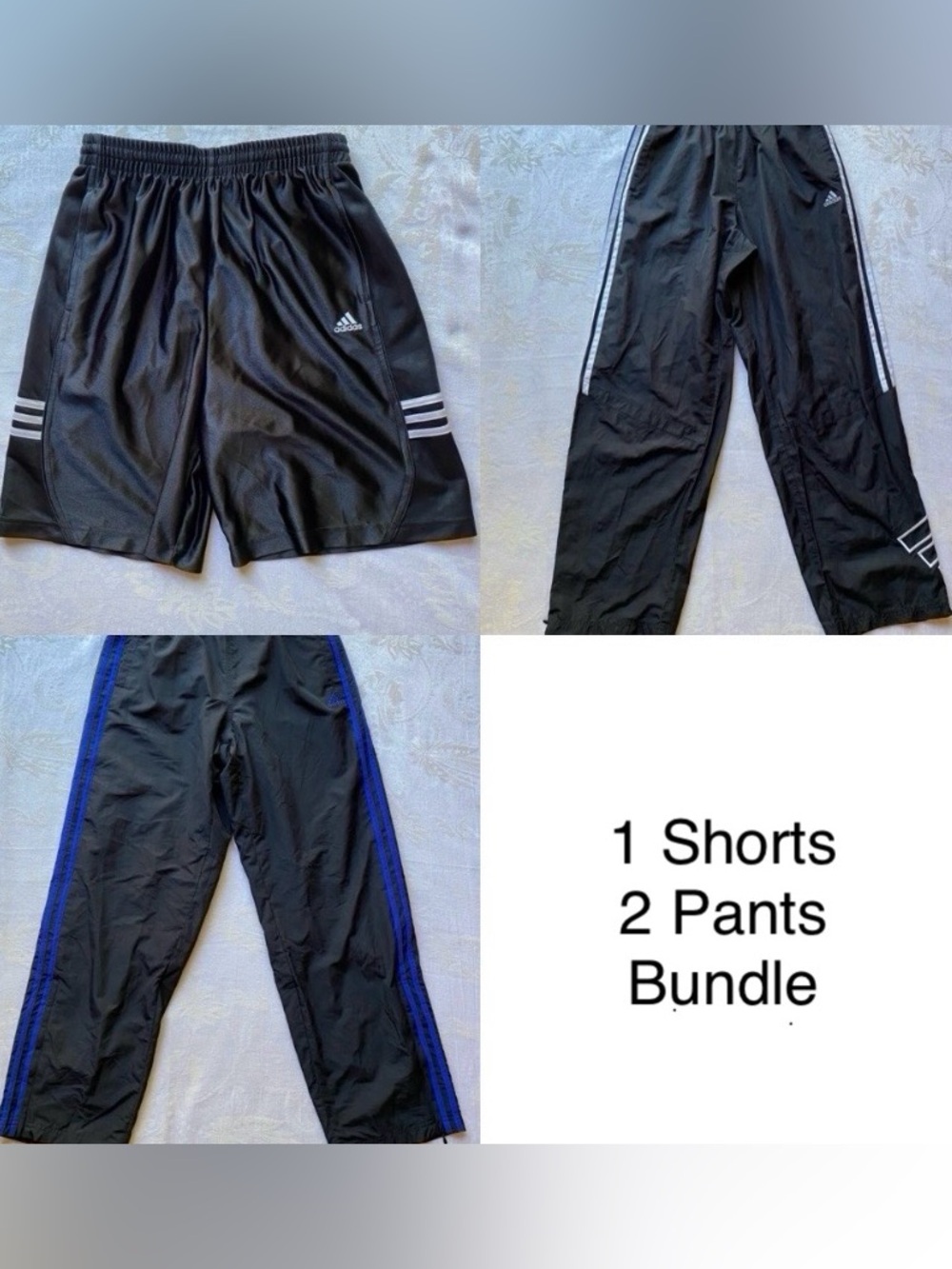 Adidas Youth Athletic Shorts and Pants Bundle XlL
